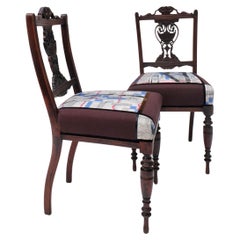 Pair of Antique Edwardian Side Chairs circa 1910