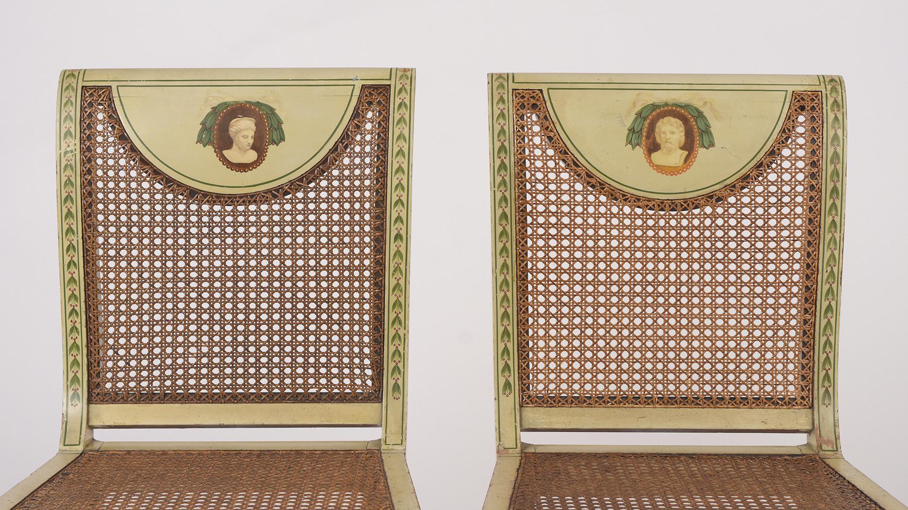 English Pair of Antique Edwardian Chairs