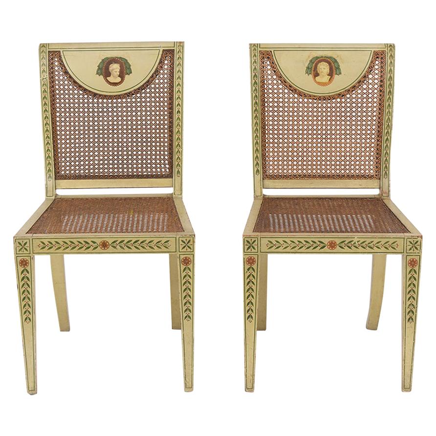 Pair of Antique Edwardian Chairs