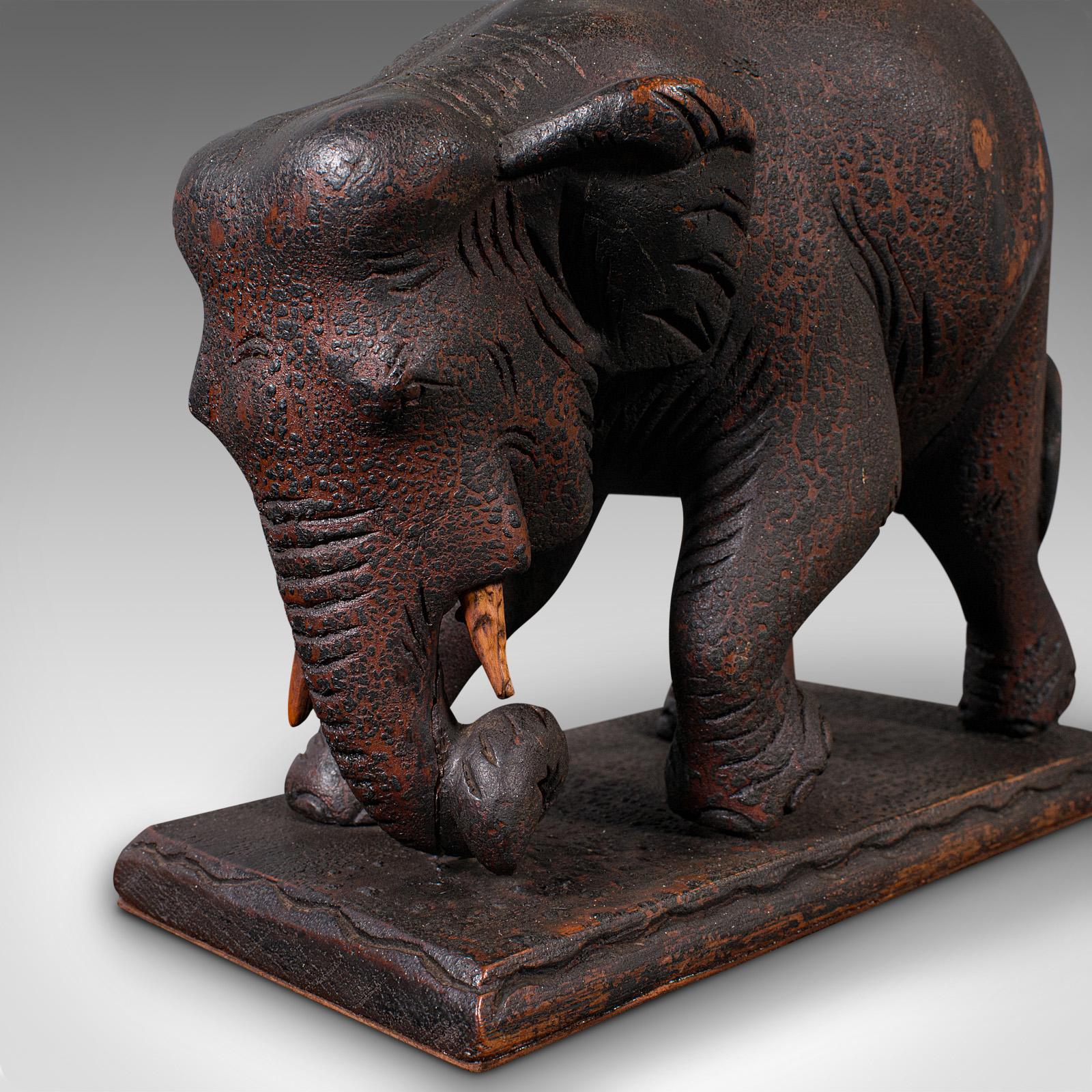Pair Of Antique Elephant Bookends, English, Book Rest, Home Library, Victorian For Sale 1