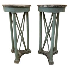 Paire de piédestaux Empire French anciens