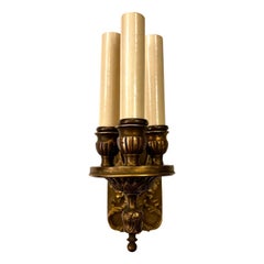 Pair of Antique Empire Sconces