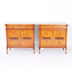Pair of Antique English Adams Style Cabinets