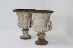 Pair of Antique English Campana Urns