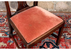 Pair Of Antique English Chippendale Style Side Chairs