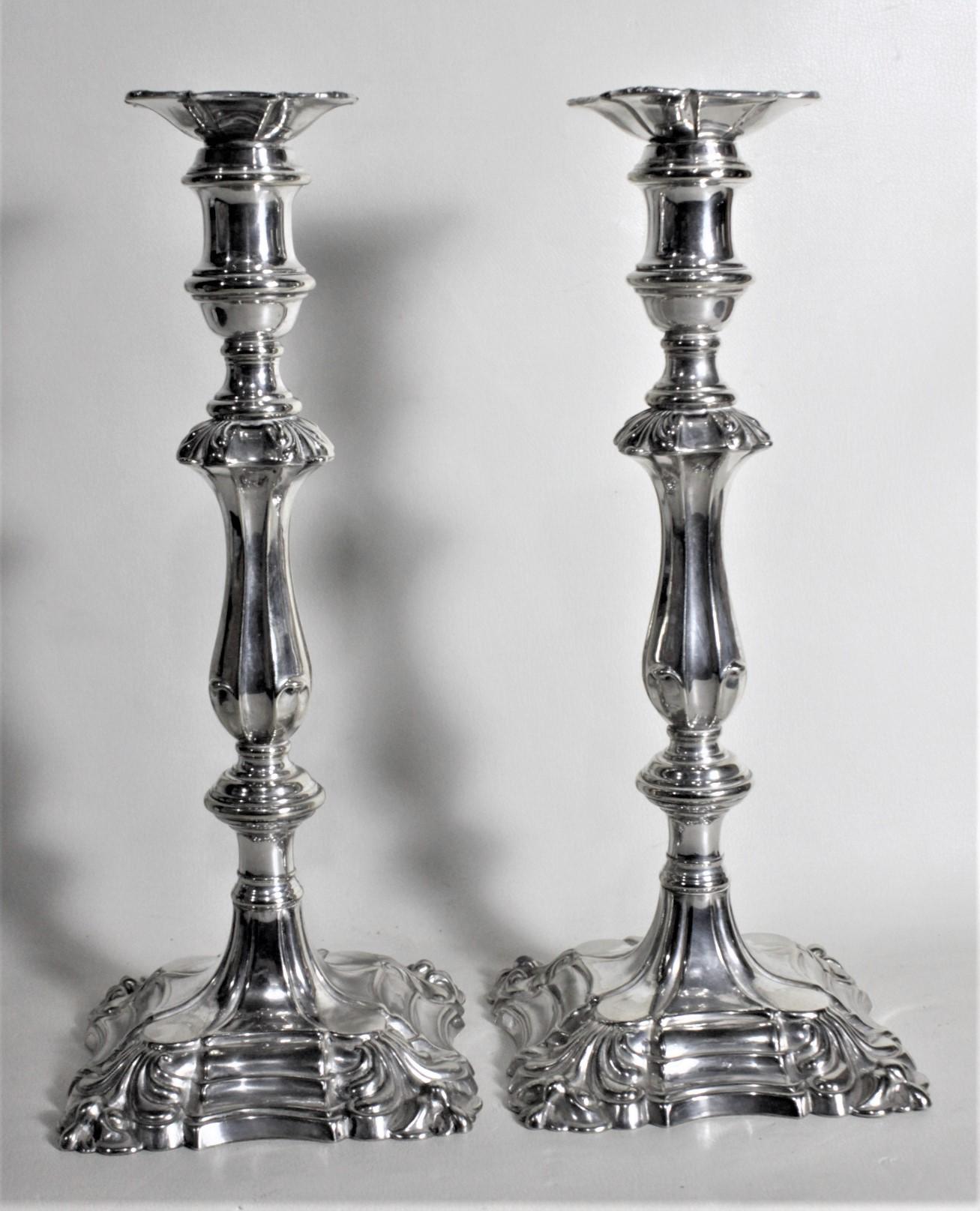 vintage silver plated candlesticks