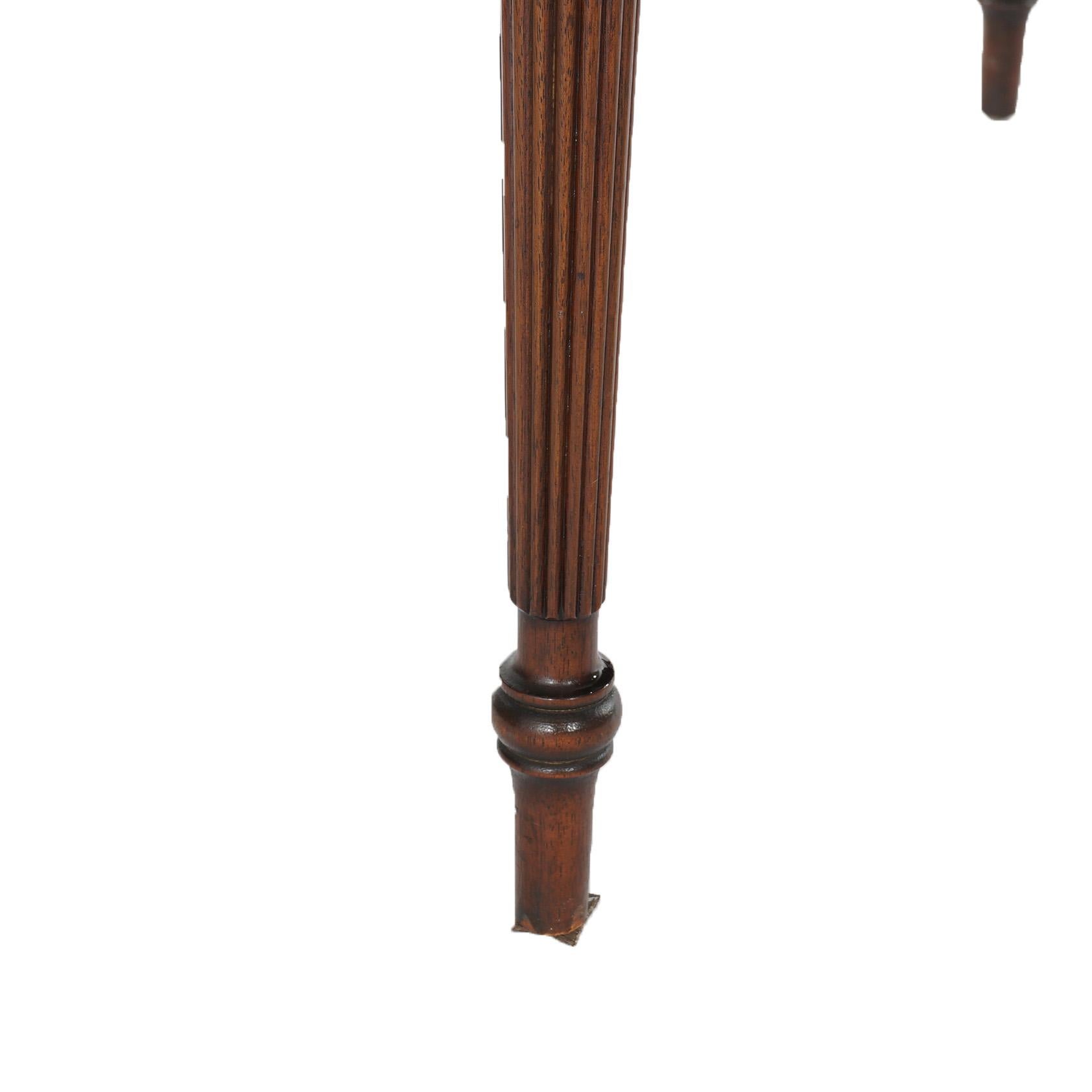 Pair of Antique English Georgian Style Mahogany China Cabinets by Butler c1930 3