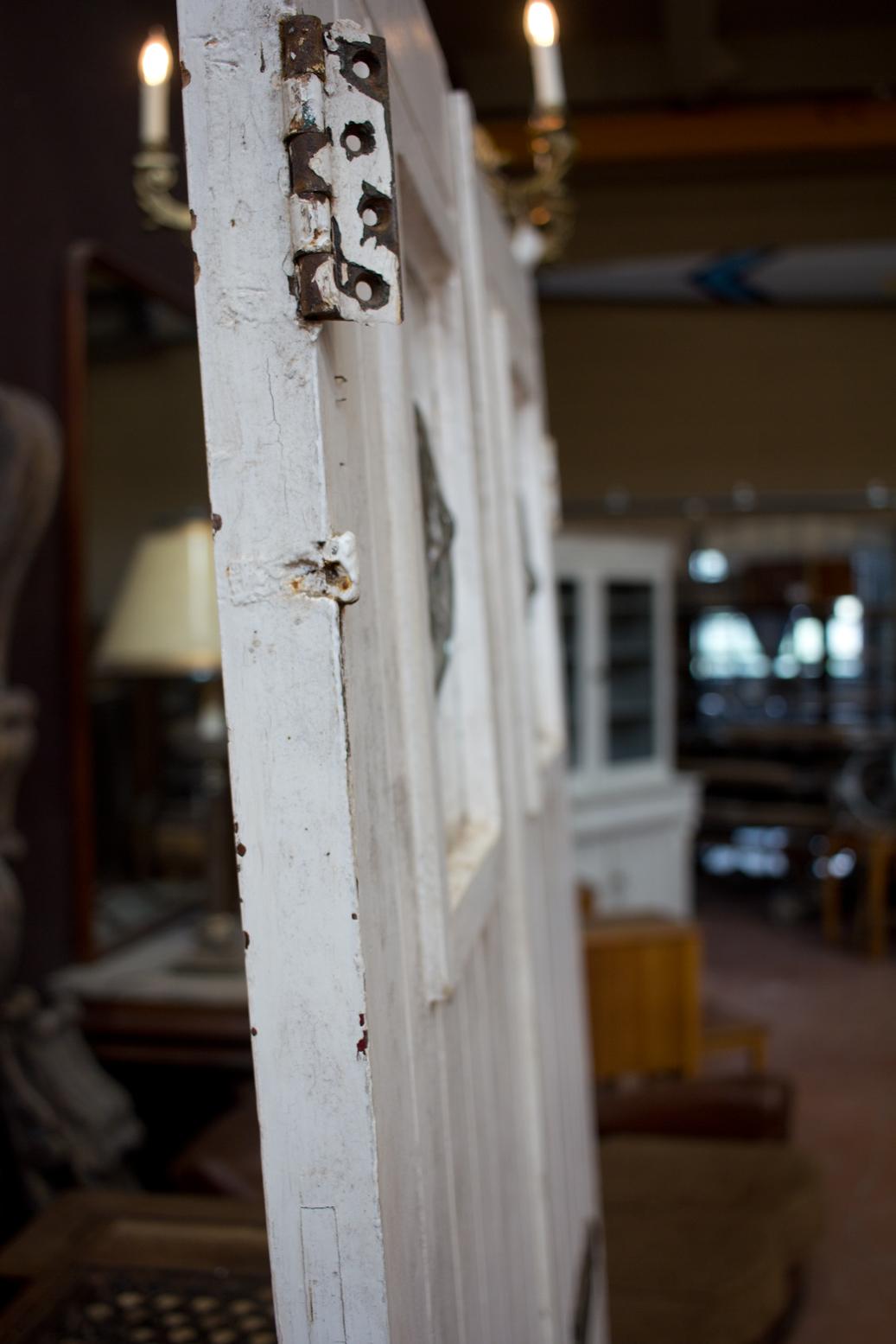 20th Century Pair of Antique English Ledge and Brace Cottage Doors