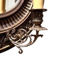 Pair of Antique English Mirror Sconces