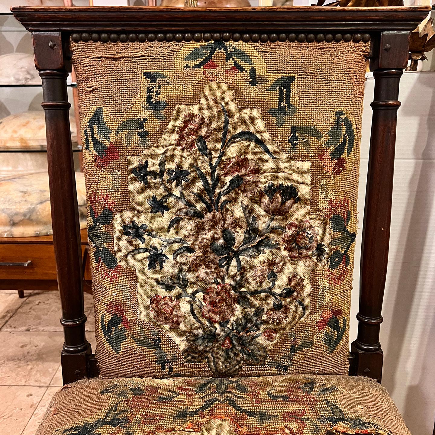 19th Century Pair of Antique English Side Chairs For Sale