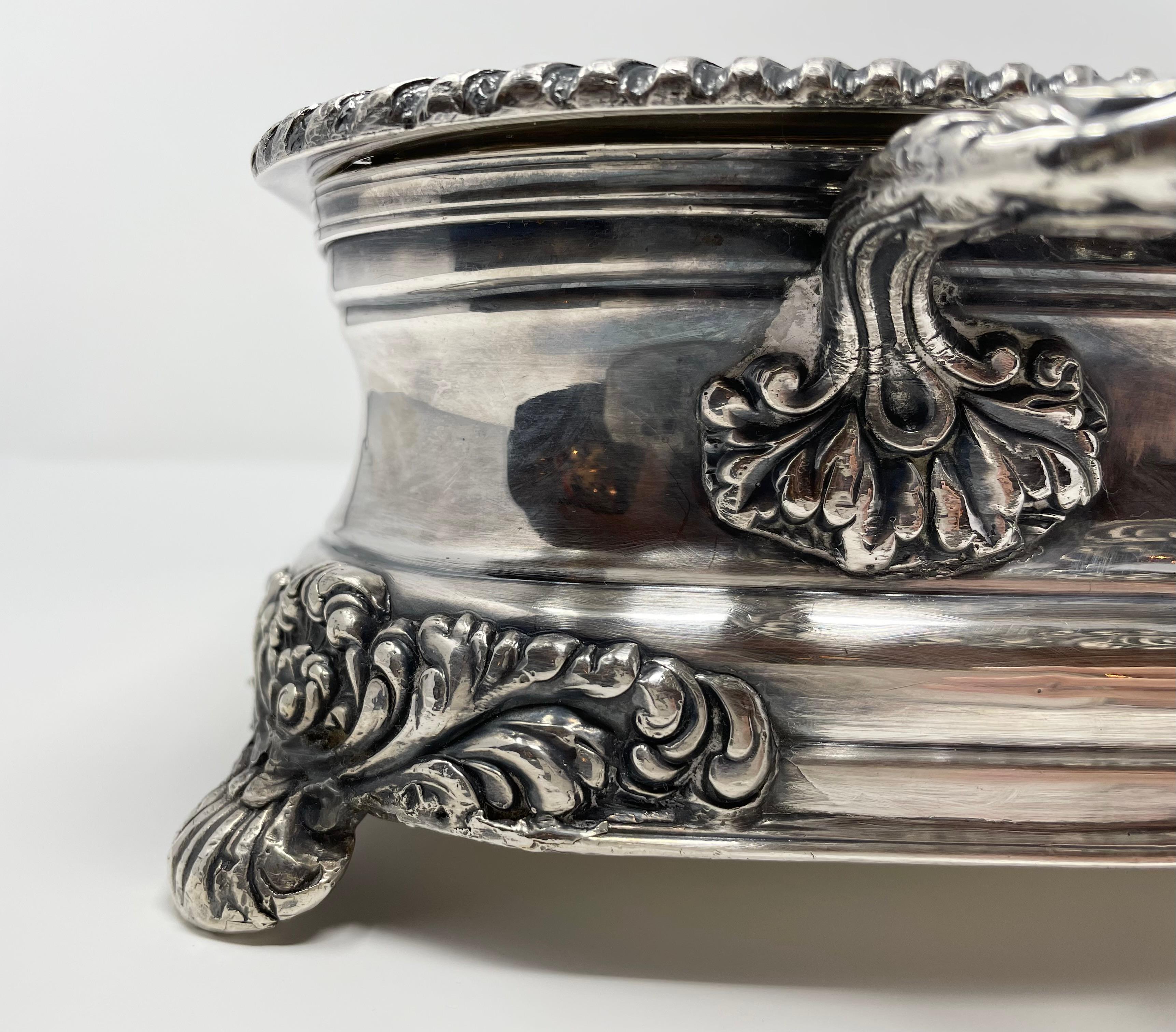 Pair of Antique English Silver Plated Entree Dishes, circa 1830-40 4