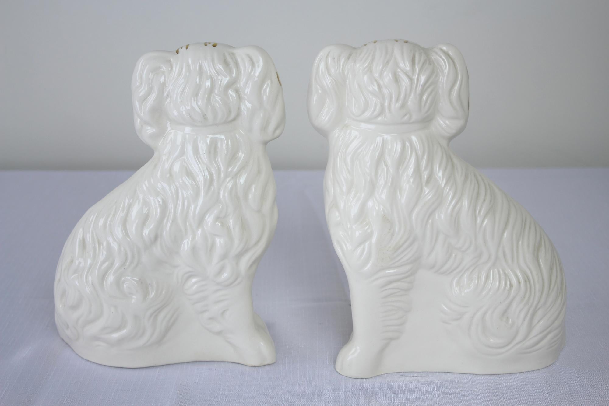 antique ceramic dogs