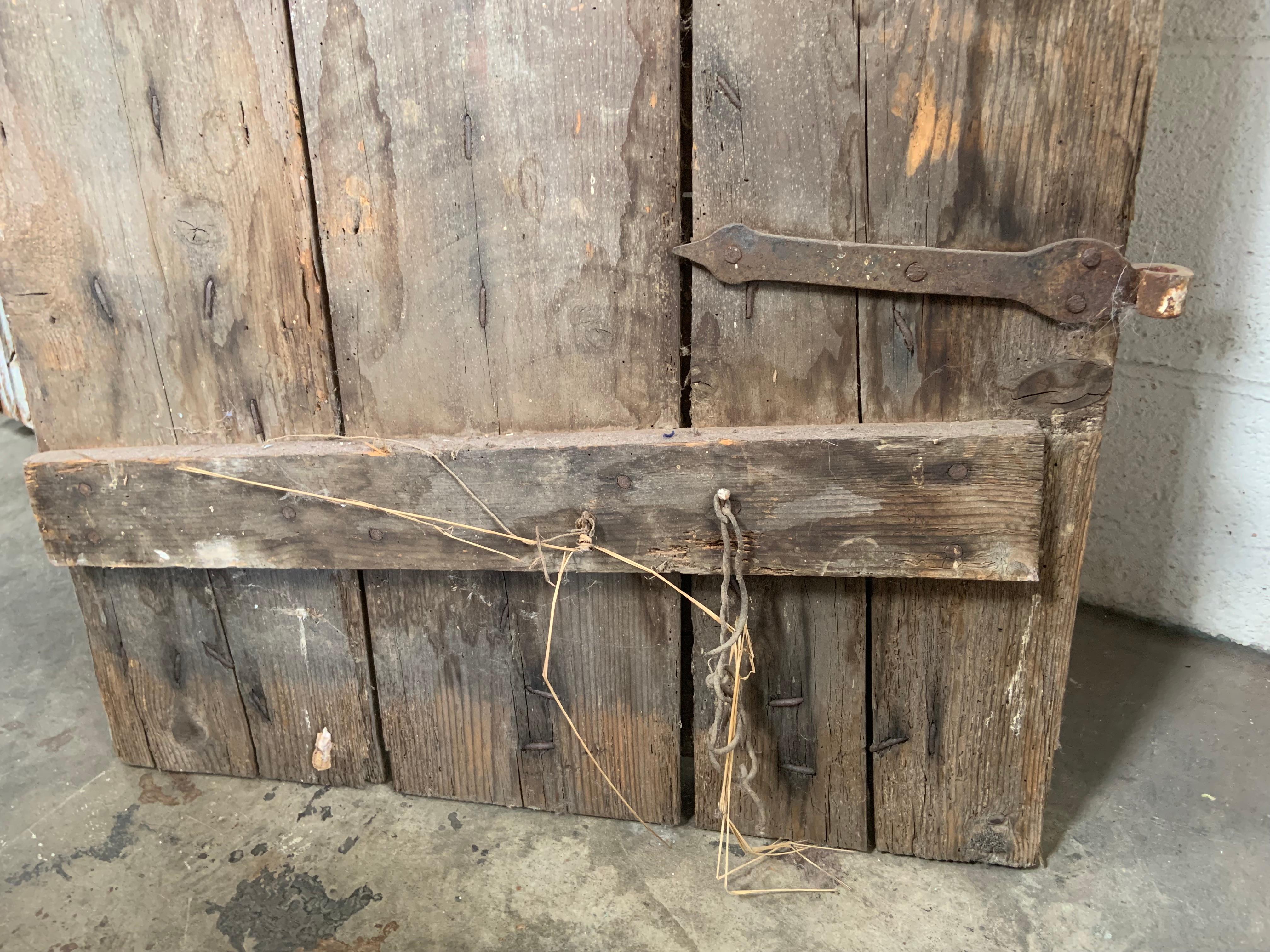 Pair of Antique European Barn Doors 3