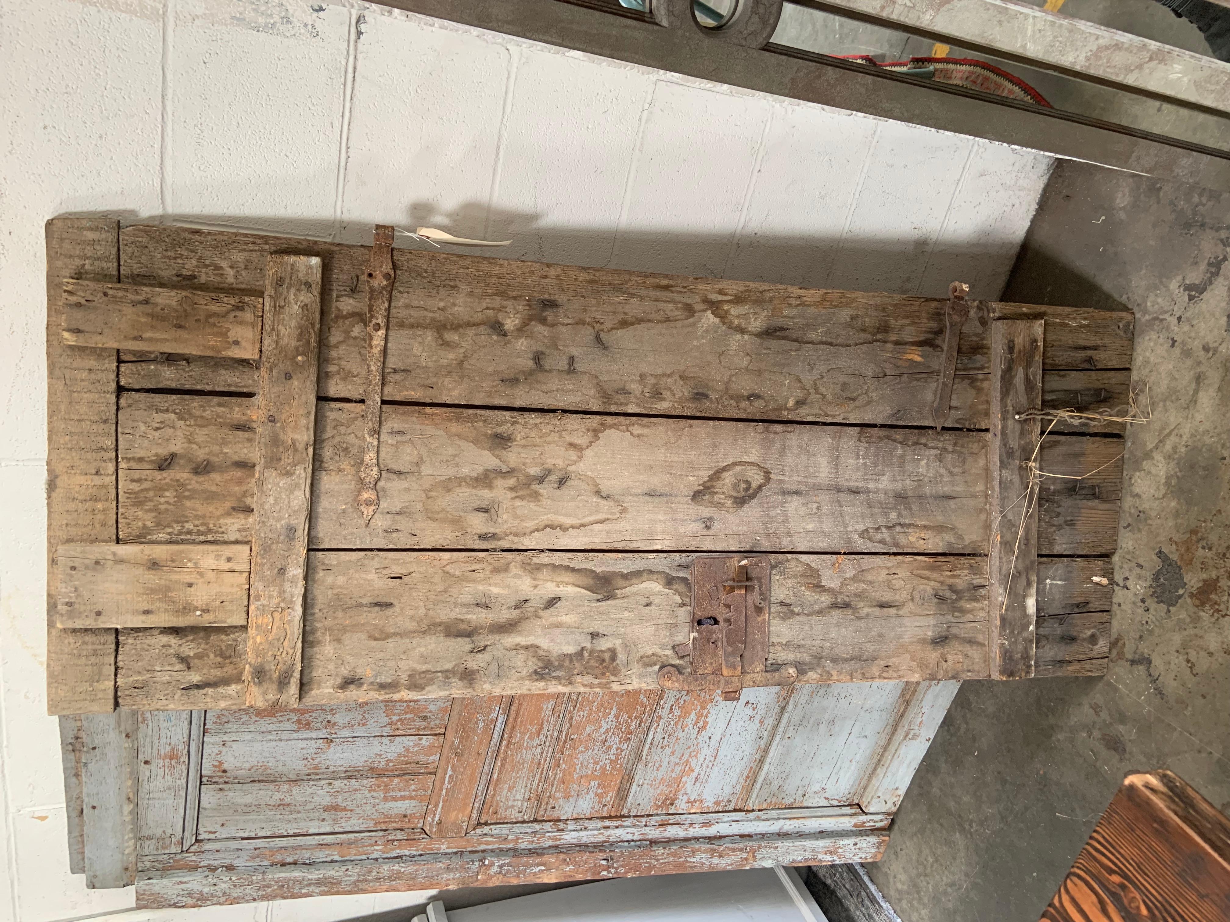 Wood Pair of Antique European Barn Doors