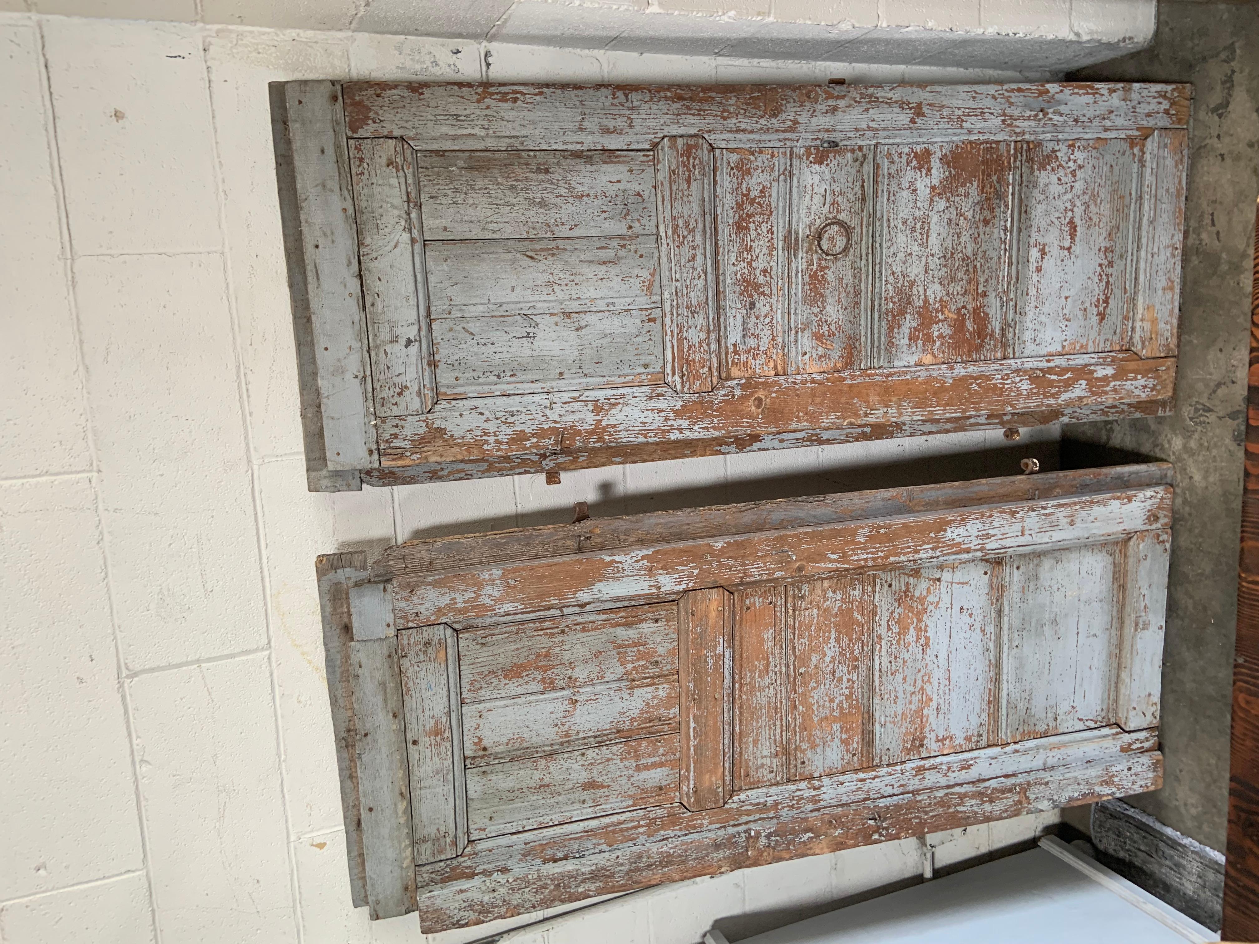 Pair of Antique European Barn Doors 1