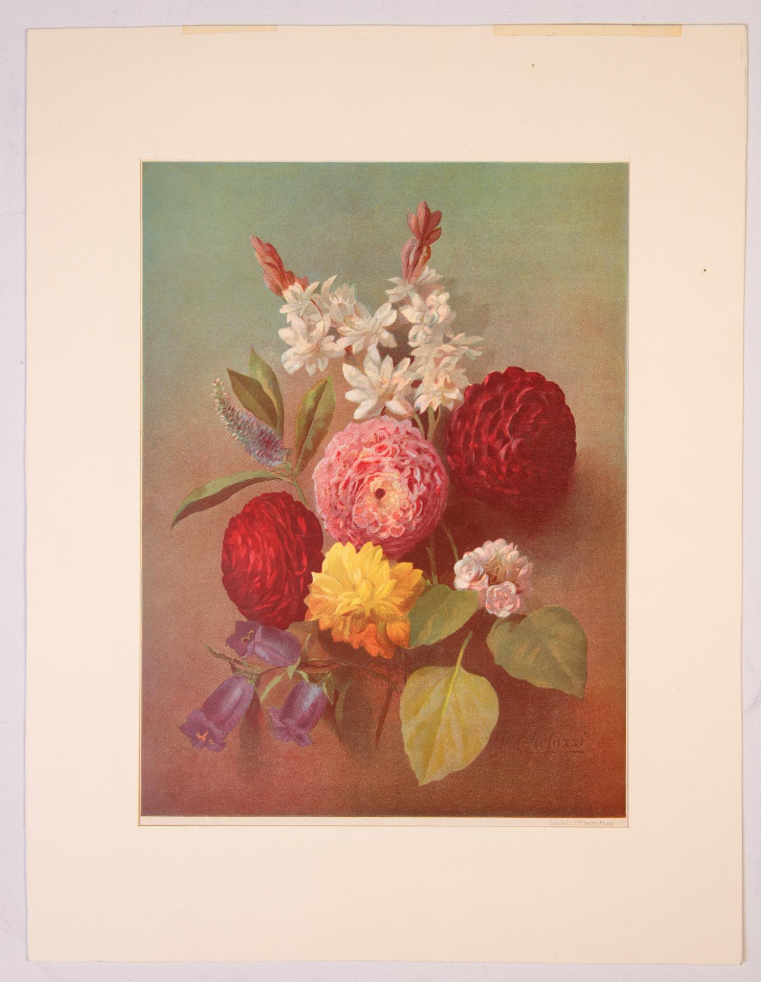 Pair of Antique Flower Prints For Sale 1