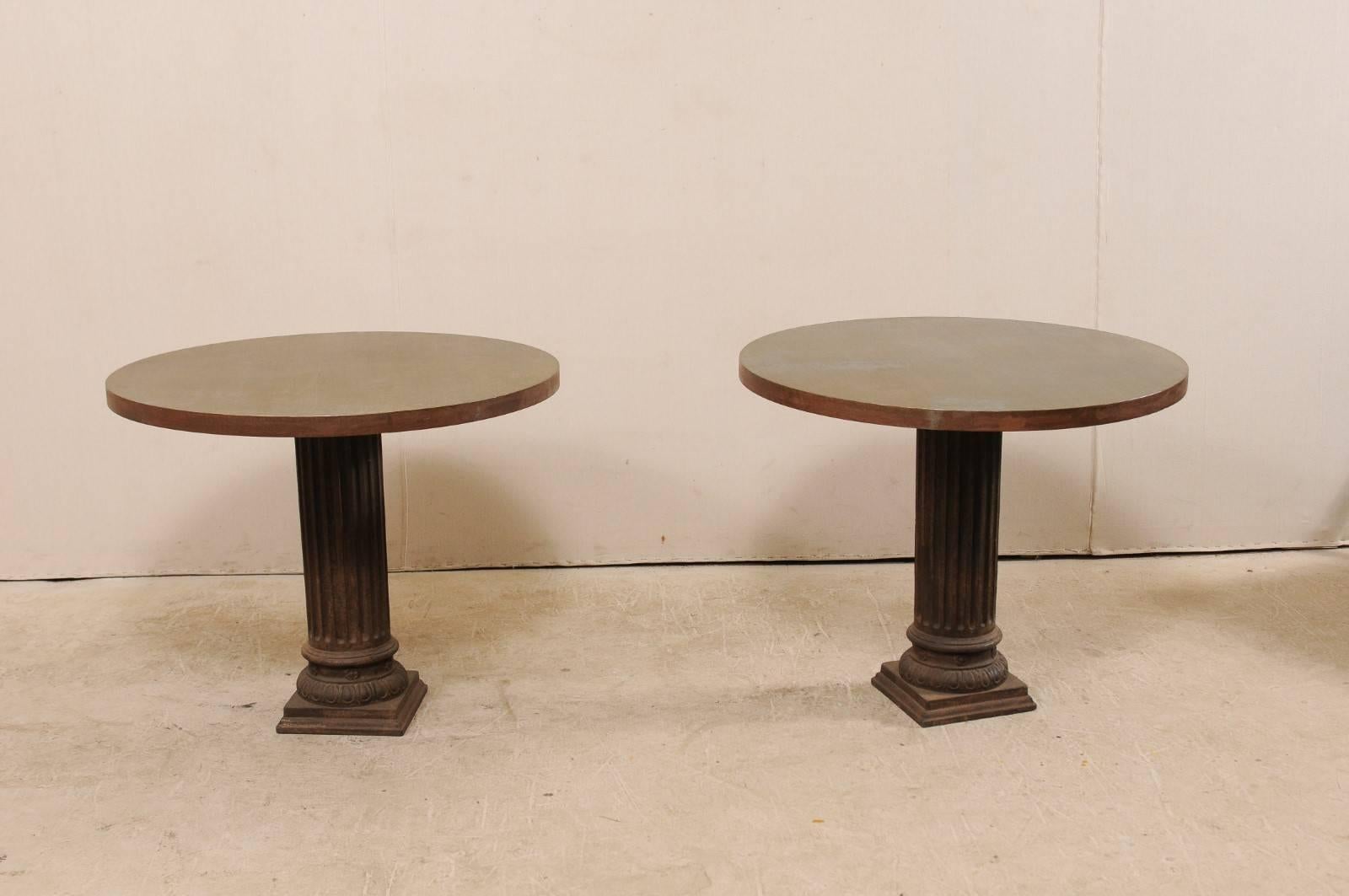 fluted pedestal dining table