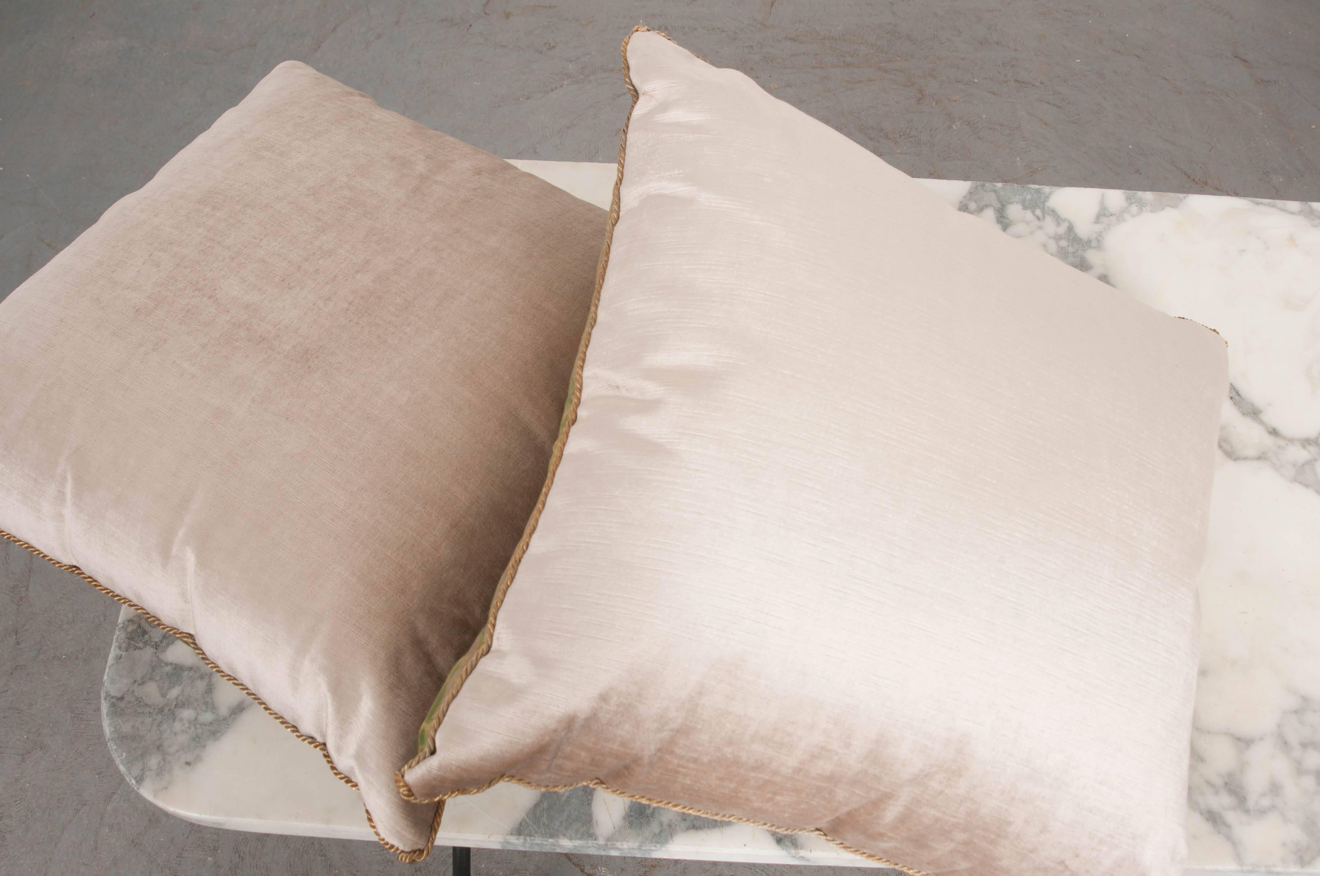 Pair of Antique Fortuny Pillows by B. Viz Designs 3