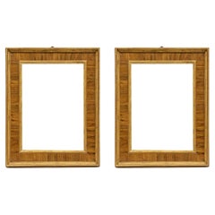 Pair of Antique Frames in Blond Briar Root