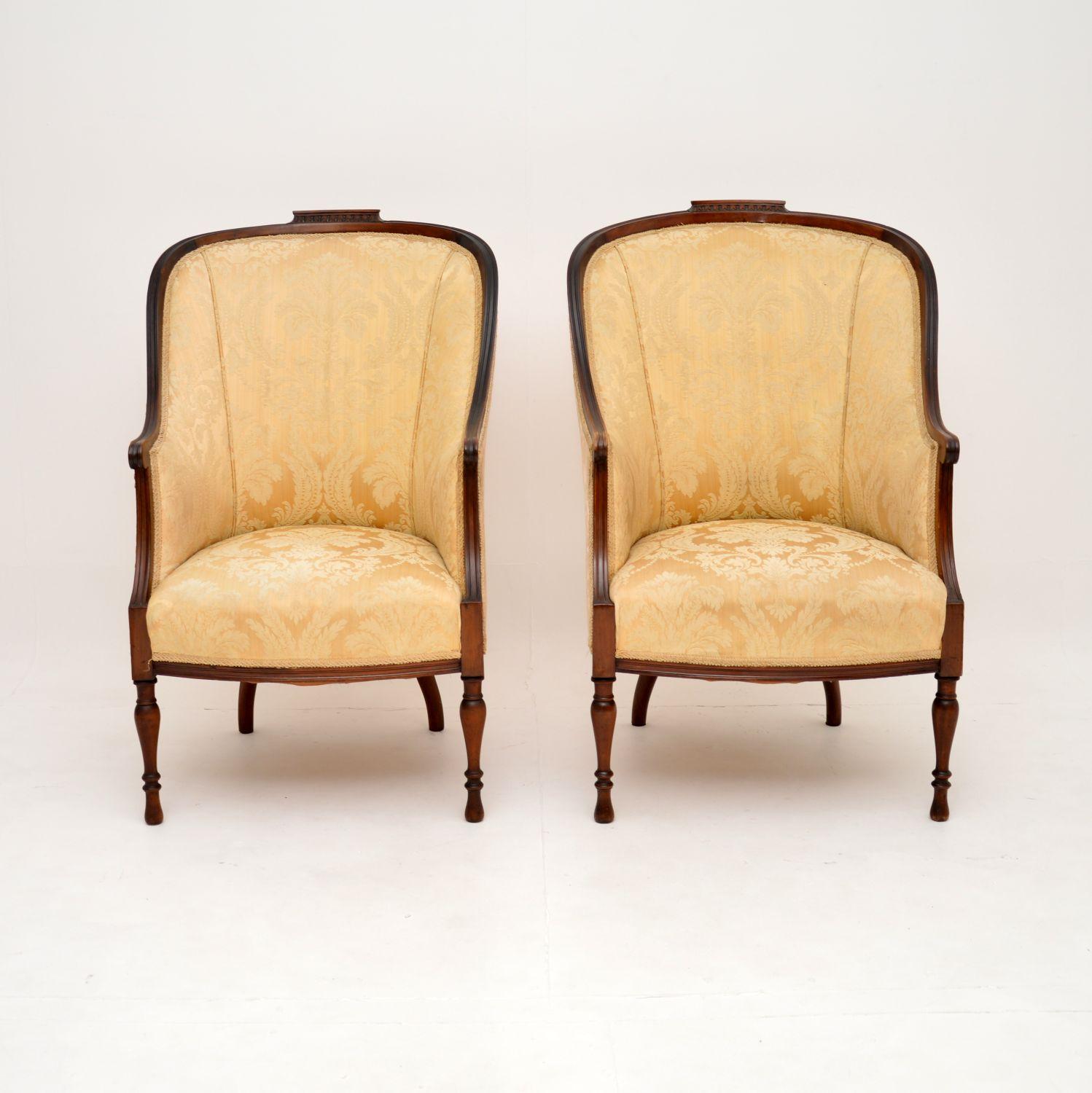 Pair of Antique French Armchairs For Sale at 1stDibs