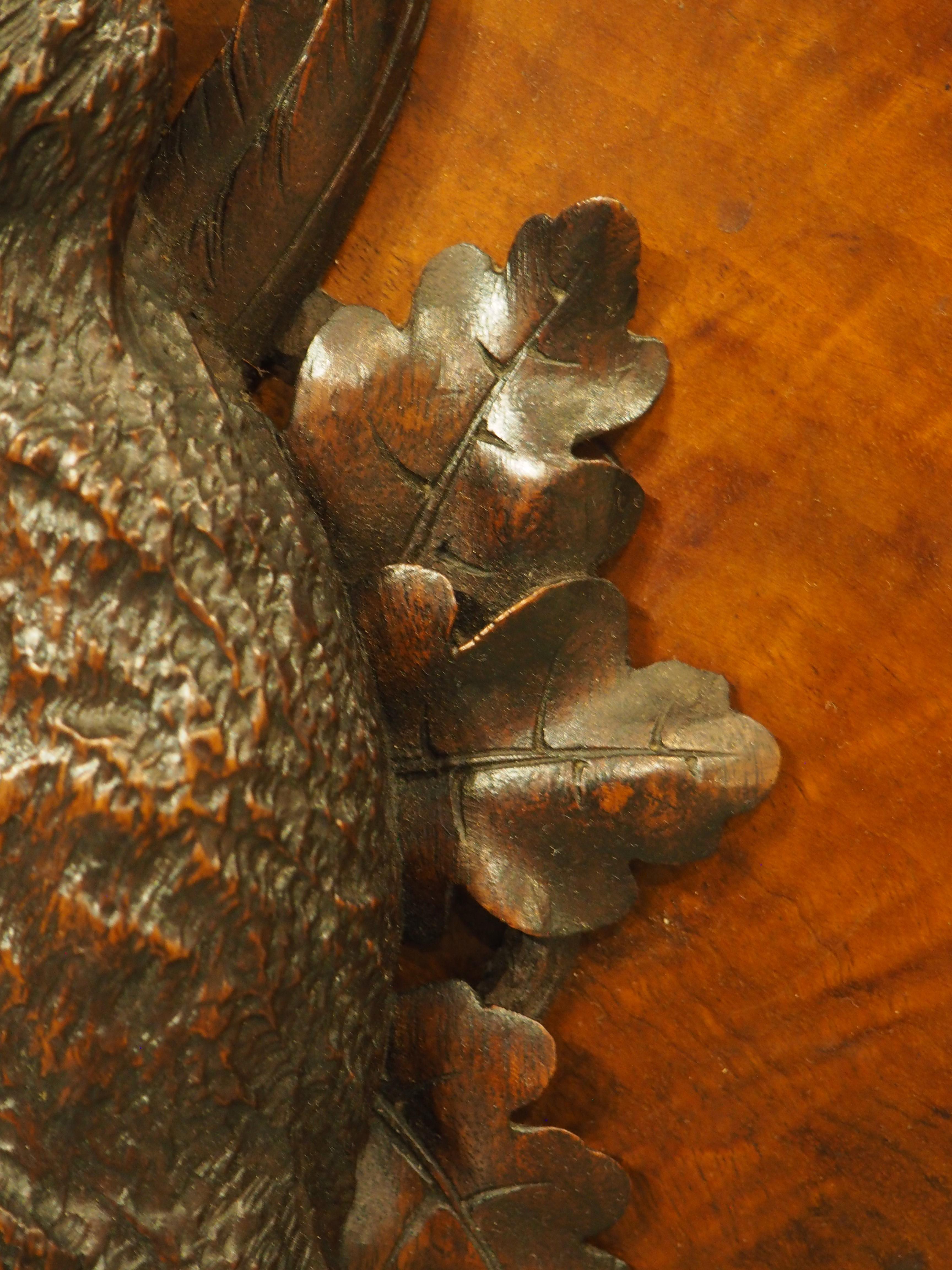 Pair of Antique French Burlwood Hunt Plaques, Early 1900s For Sale 5