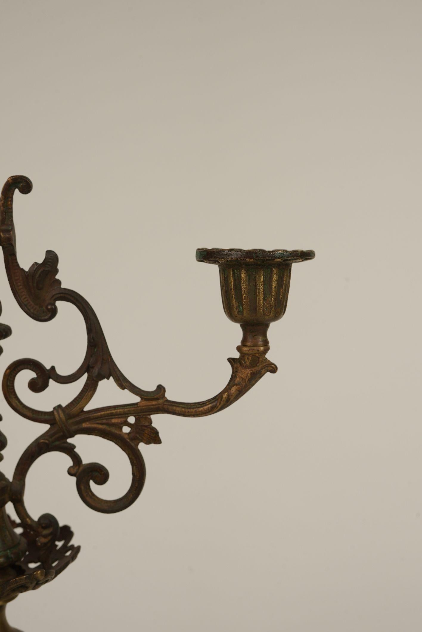 XX secolo Coppia di candelabri francesi d'epoca, 1910 ca. in vendita