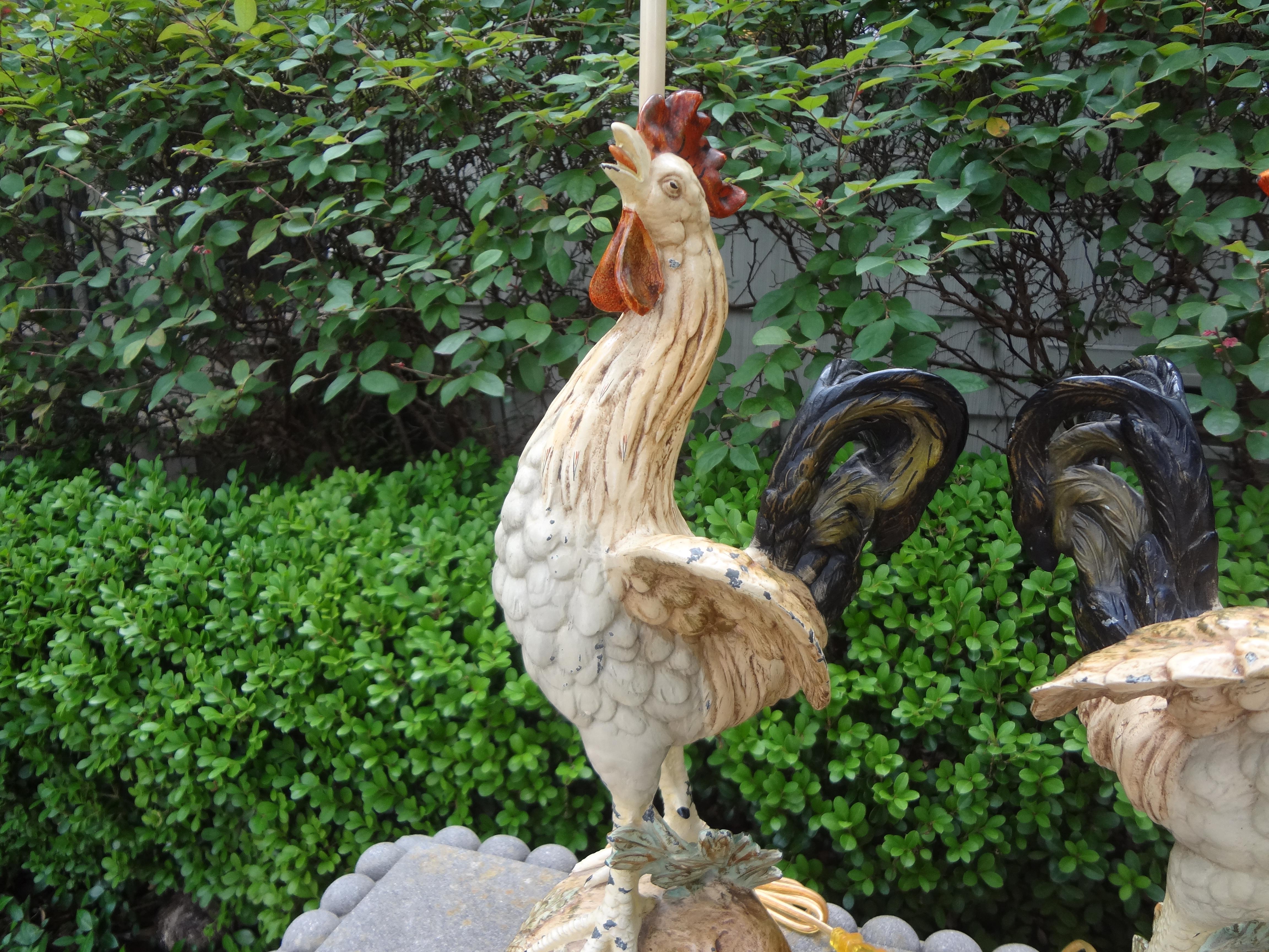 antique cast iron rooster