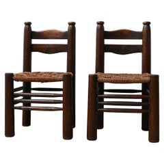 Pair of Antique French Charles Dudouyt Occasional Chairs