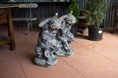 Pair of Antique French Cherub Fountains