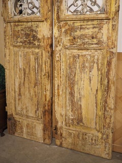 Pair of Antique French Colonial Entry Doors, Circa 1890