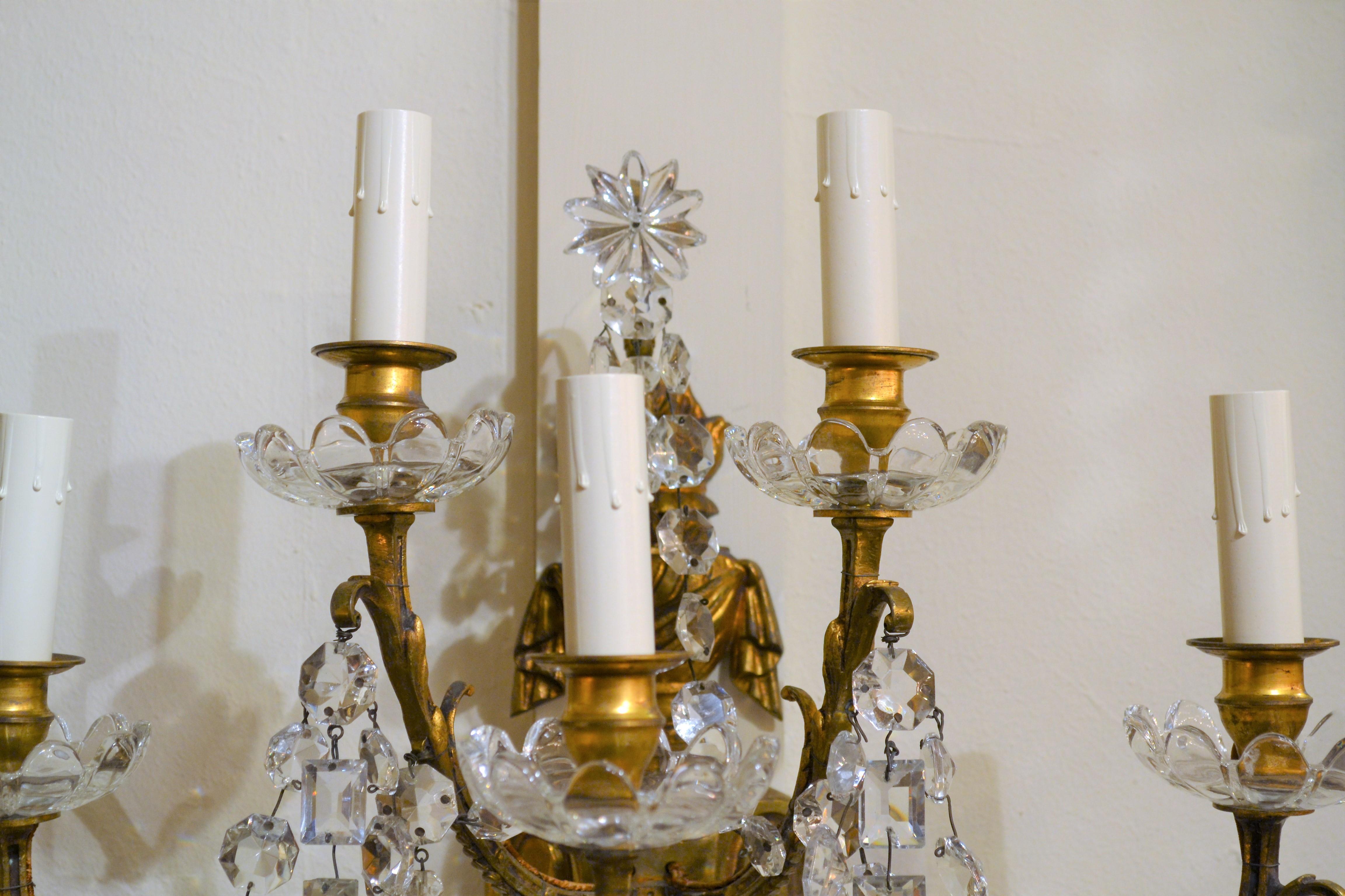 These are beautiful sconces and will lend grace and elegance to any home where they are placed.