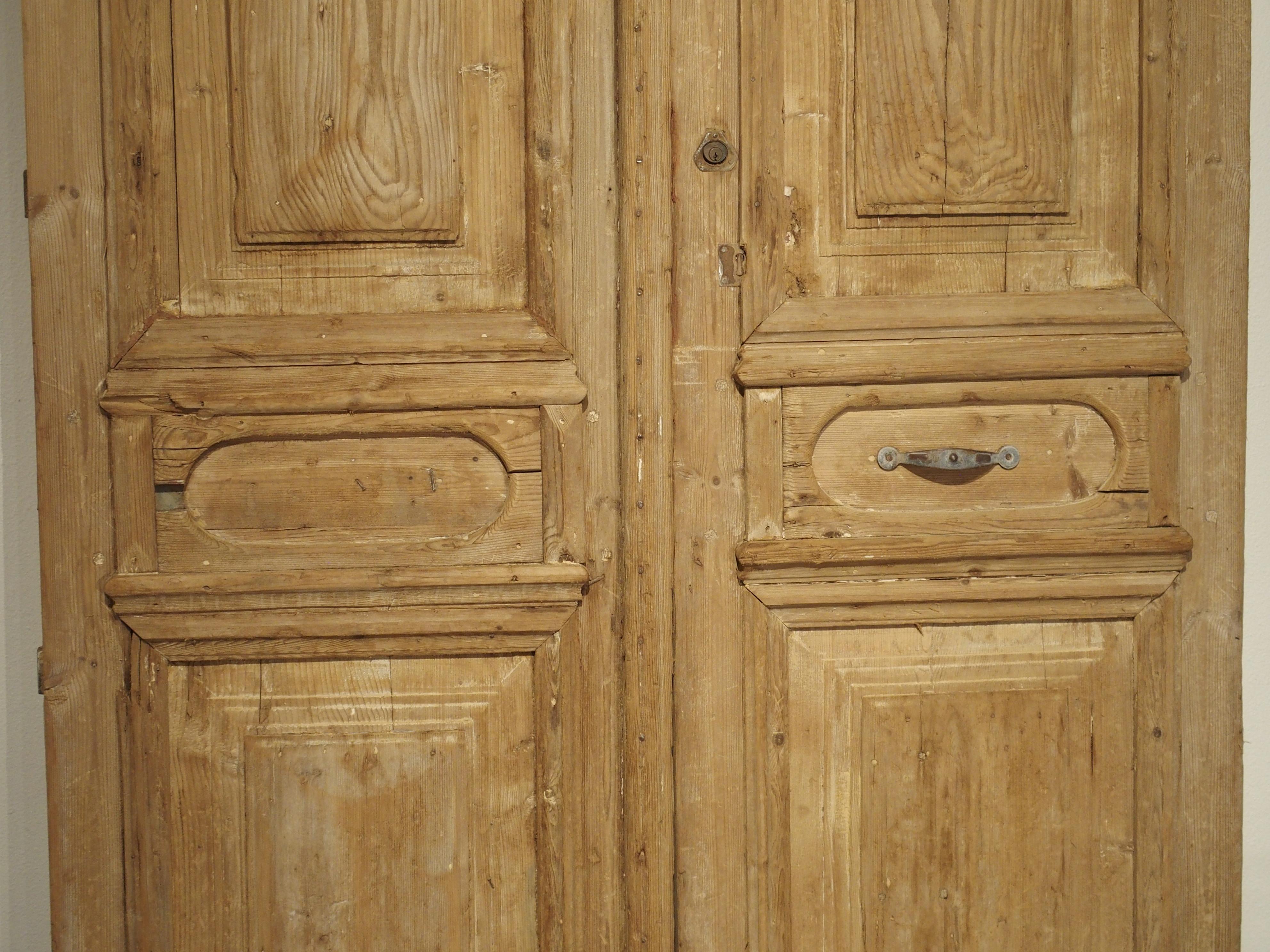 Pair of Antique French Egyptian Doors, Early 1900s In Good Condition In Dallas, TX