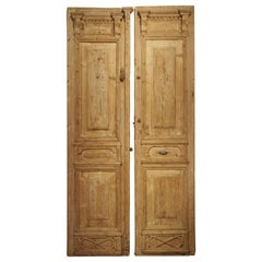 Pair of Antique French Egyptian Doors, Early 1900s