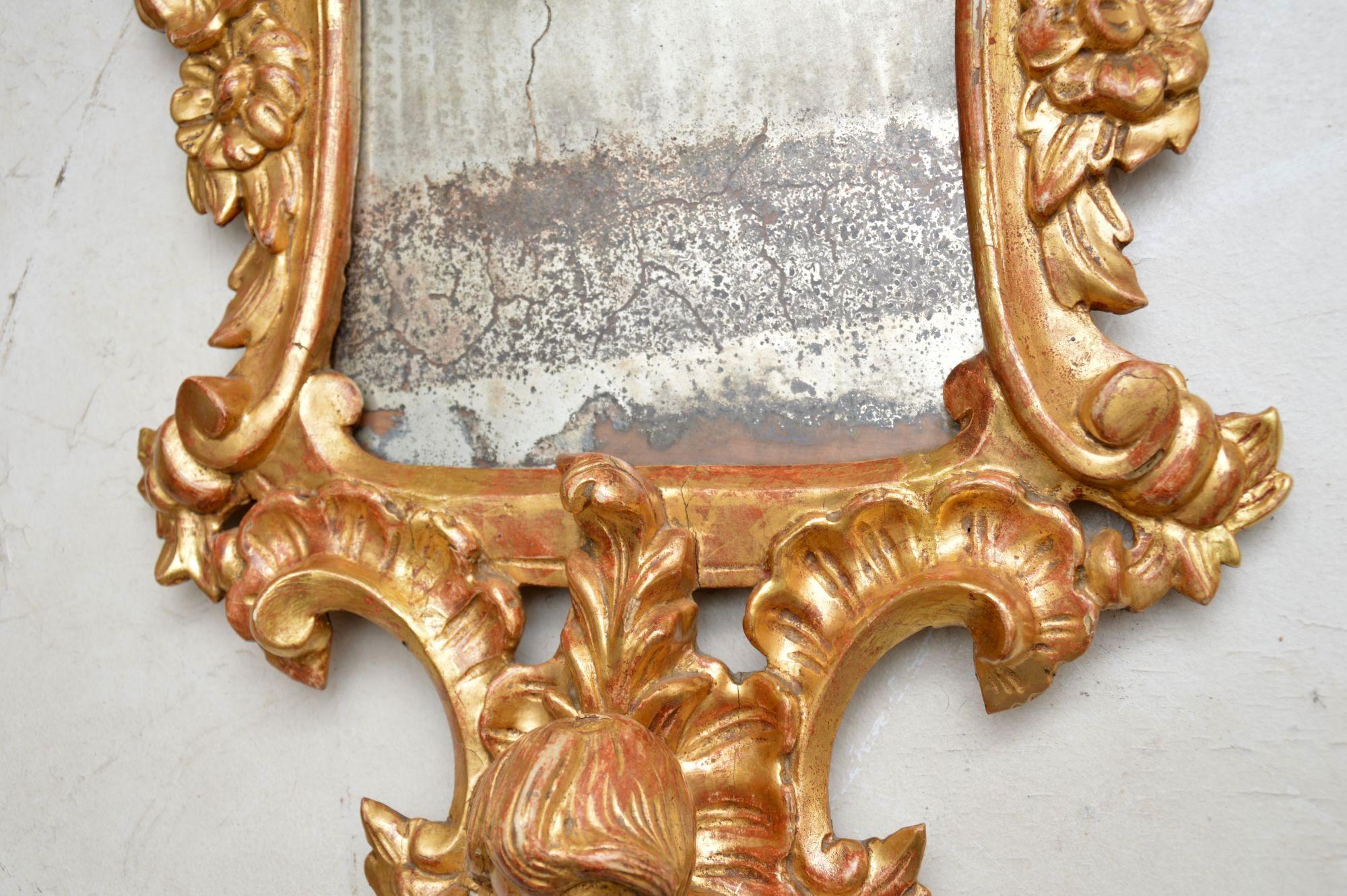 Pair of Antique French Giltwood Mirrors 5