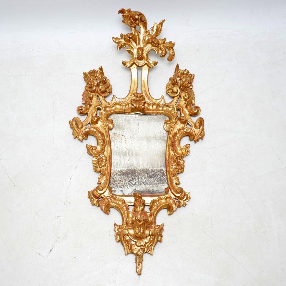 Pair of Antique French Giltwood Mirrors 6