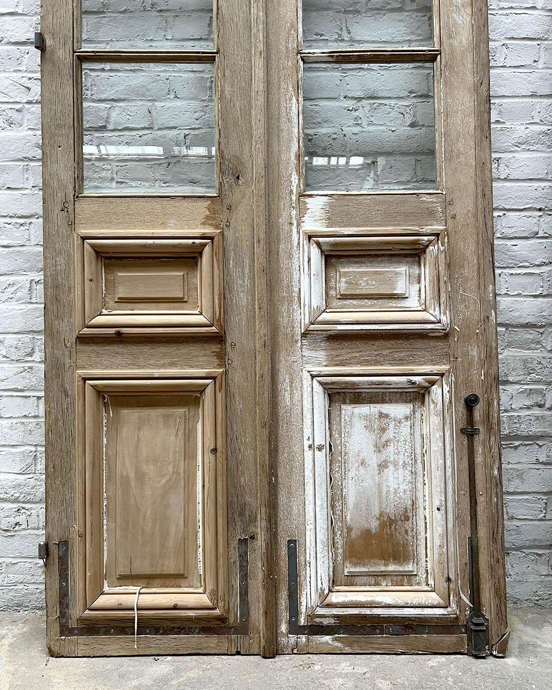 Coppia di porte vetrate Antique French, inizio XX secolo In condizioni buone in vendita a TOURCOING, FR