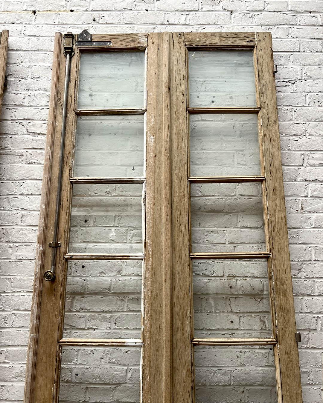 Legno Coppia di porte vetrate Antique French, inizio XX secolo in vendita