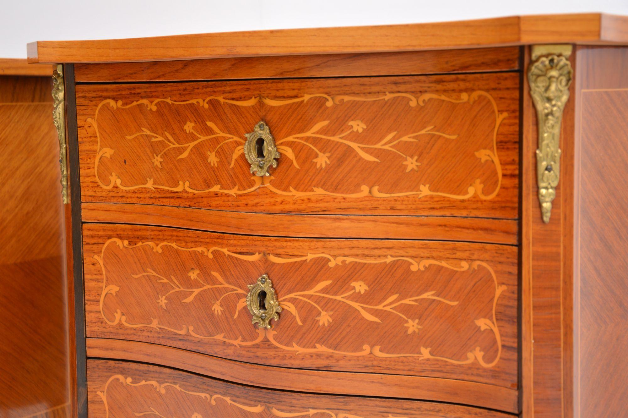 Pair of Antique French Inlaid Kingwood Chests 5