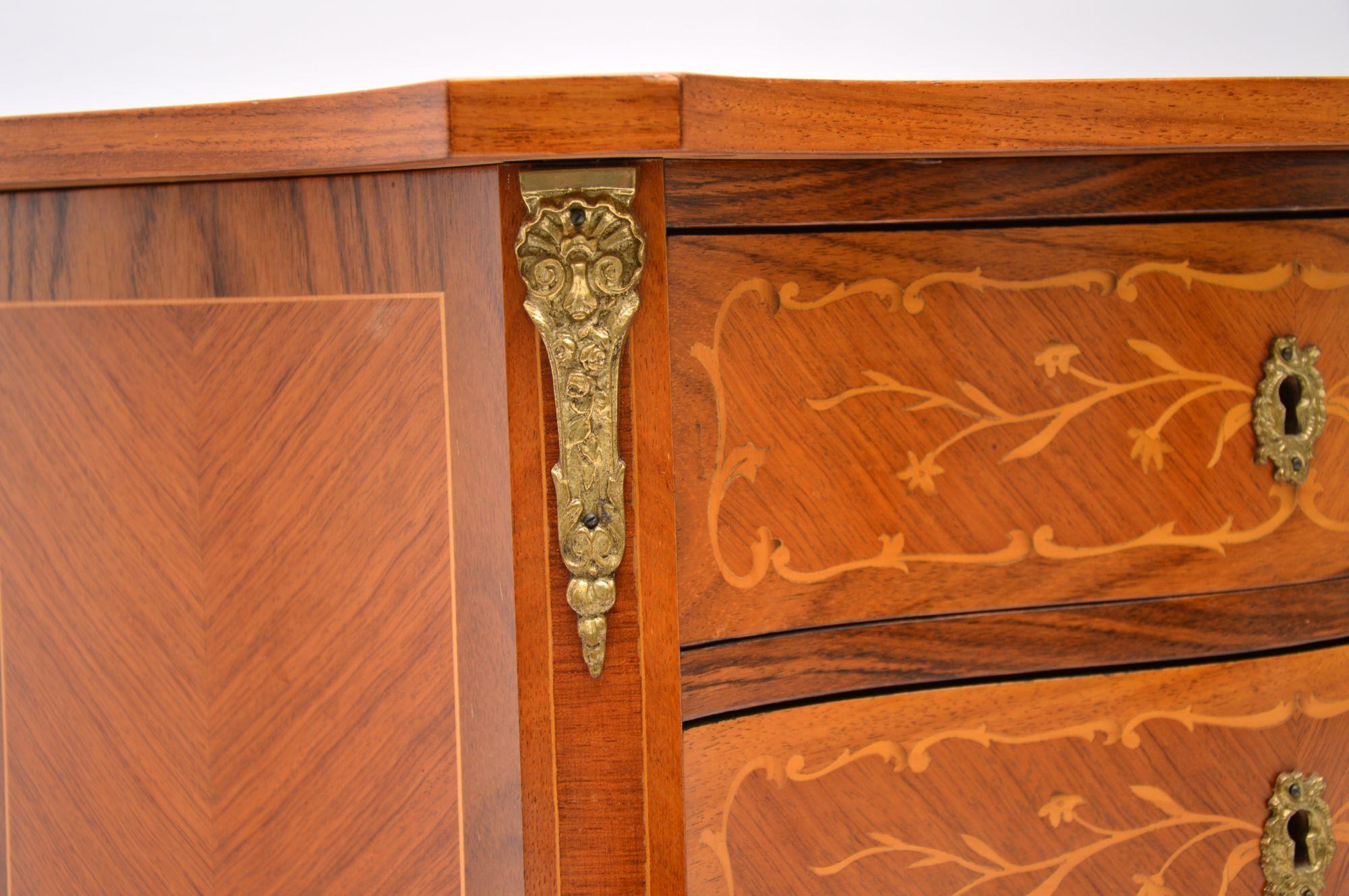 Pair of Antique French Inlaid Kingwood Chests 6