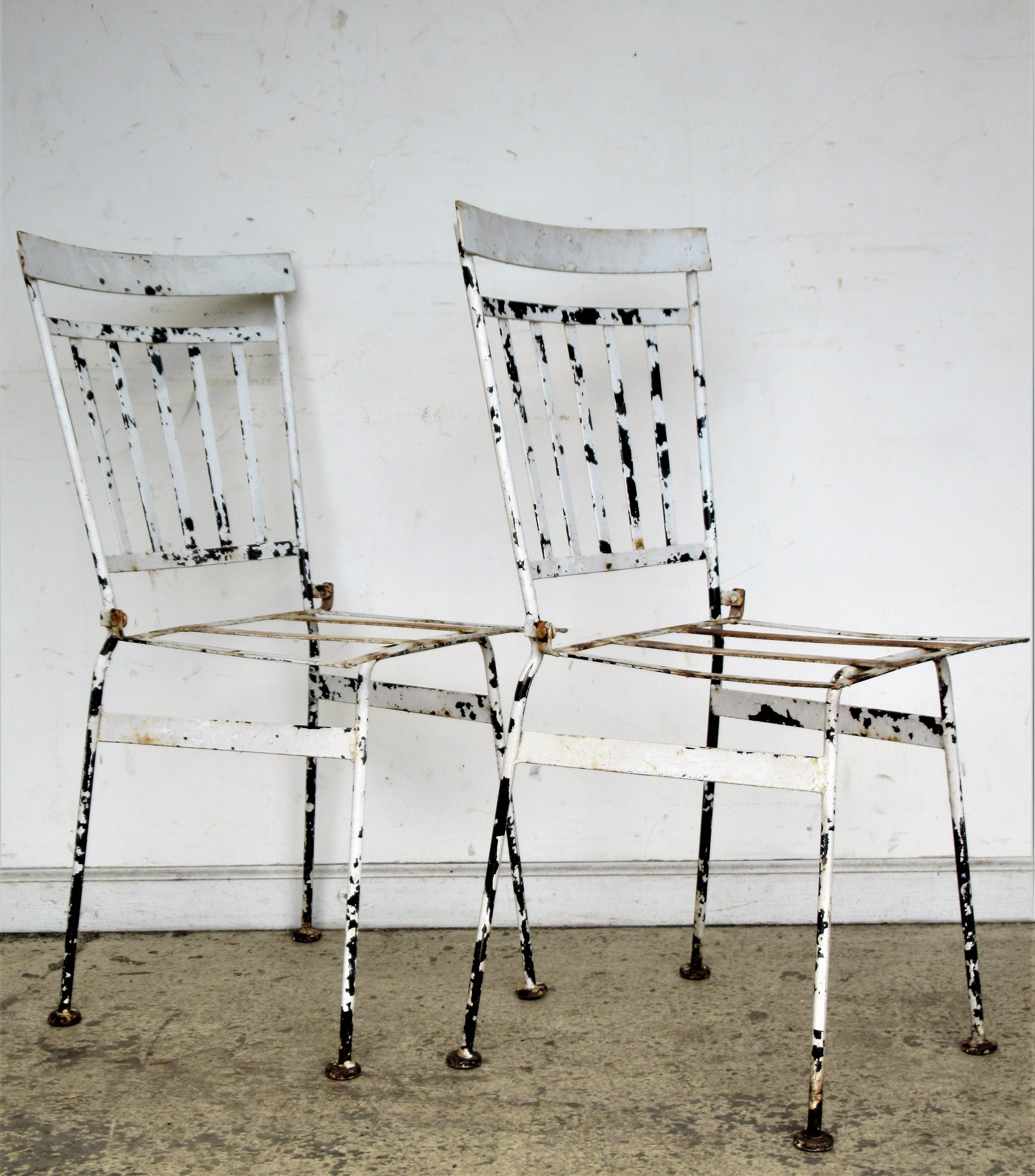French Iron Garden Bistro Chairs 3