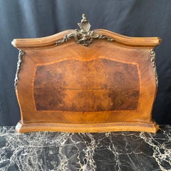 Pair of Antique French Louis XV Marble Top Nightstands