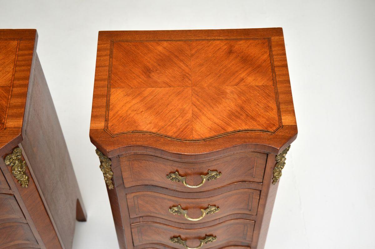 Similoro Coppia di comò antichi francesi in stile Luigi XV in vendita