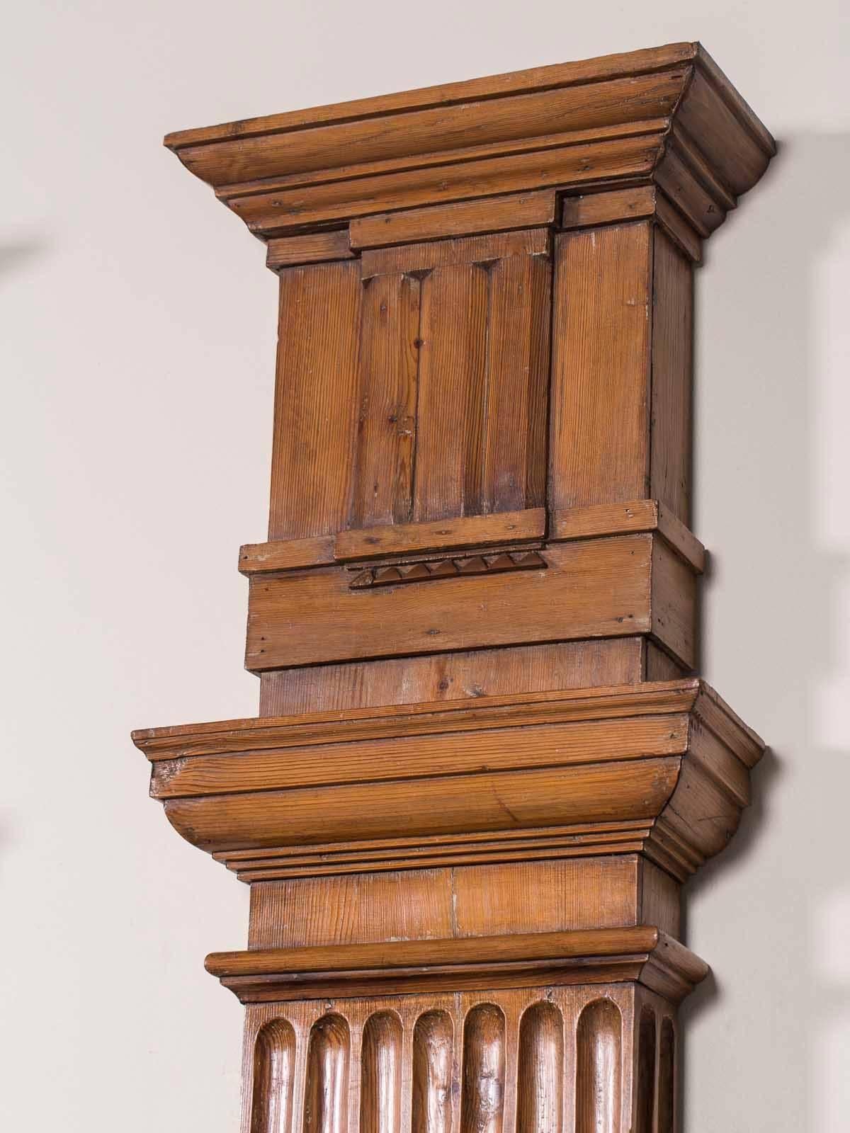 Late 18th Century Pair of Antique French Louis XVI Architectural Pilasters, France, circa 1790