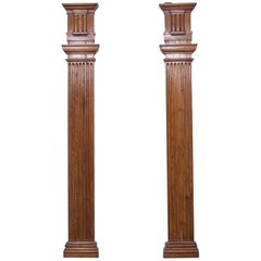 Pair of Antique French Louis XVI Architectural Pilasters, France, circa 1790