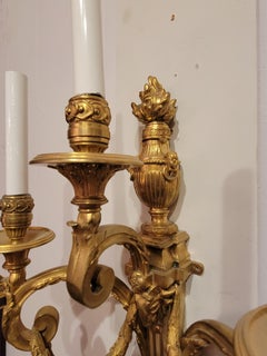 Pair of Antique French Louis XVI Wall Sconces