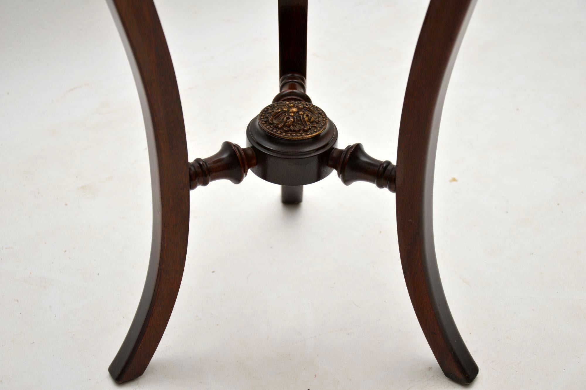 Pair of Antique French Mahogany Side Tables 3
