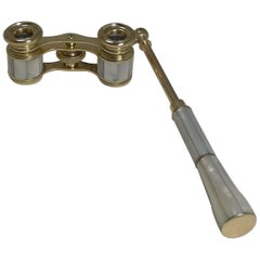 Pair of Antique French Mother of Pearl Opera Glasses, circa 1900 Pair of Antique French Mother of Pearl Opera Glasses, circa 1900