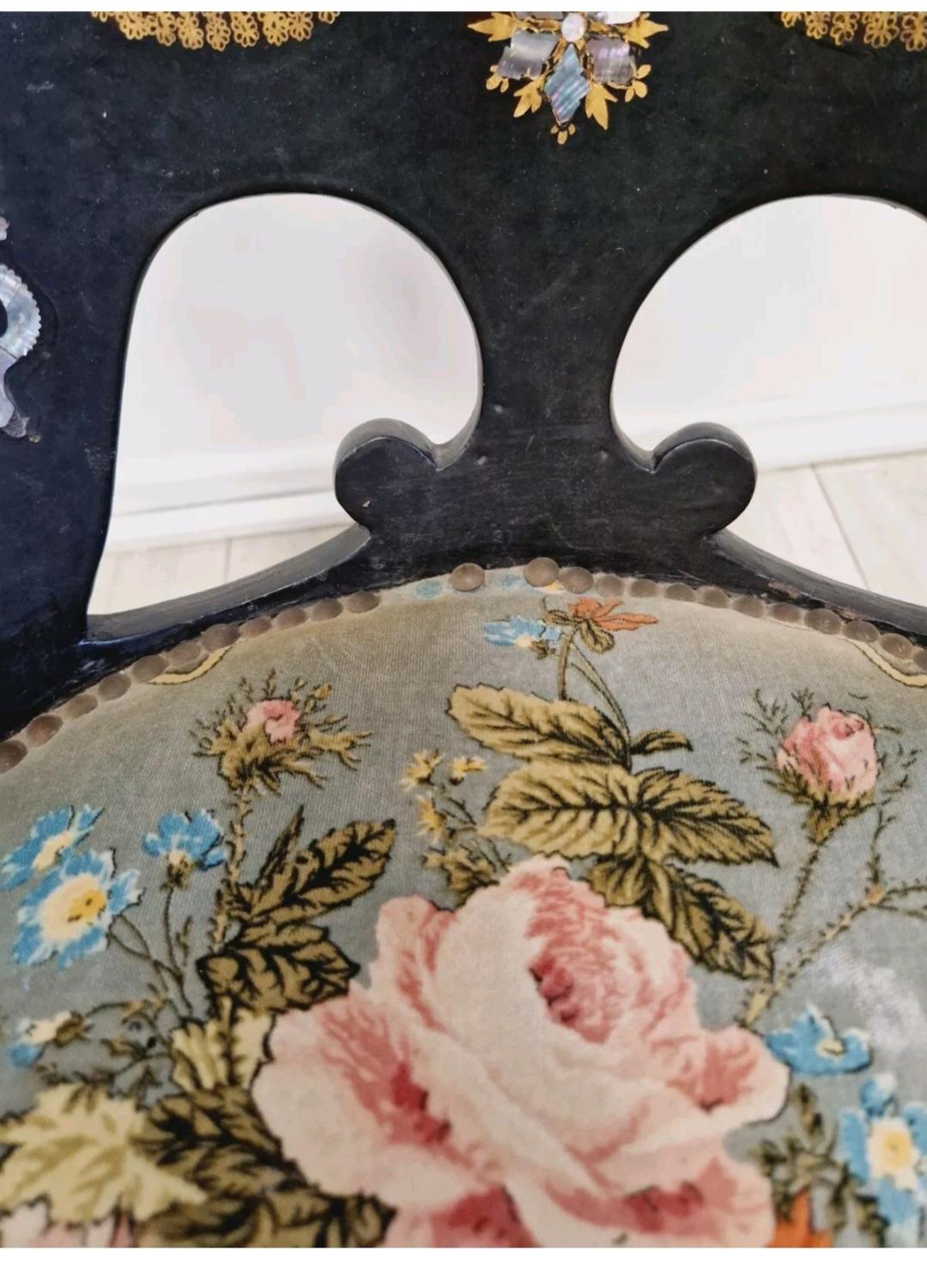 Paire de chaises antiques françaises Napoléon III en vente 1