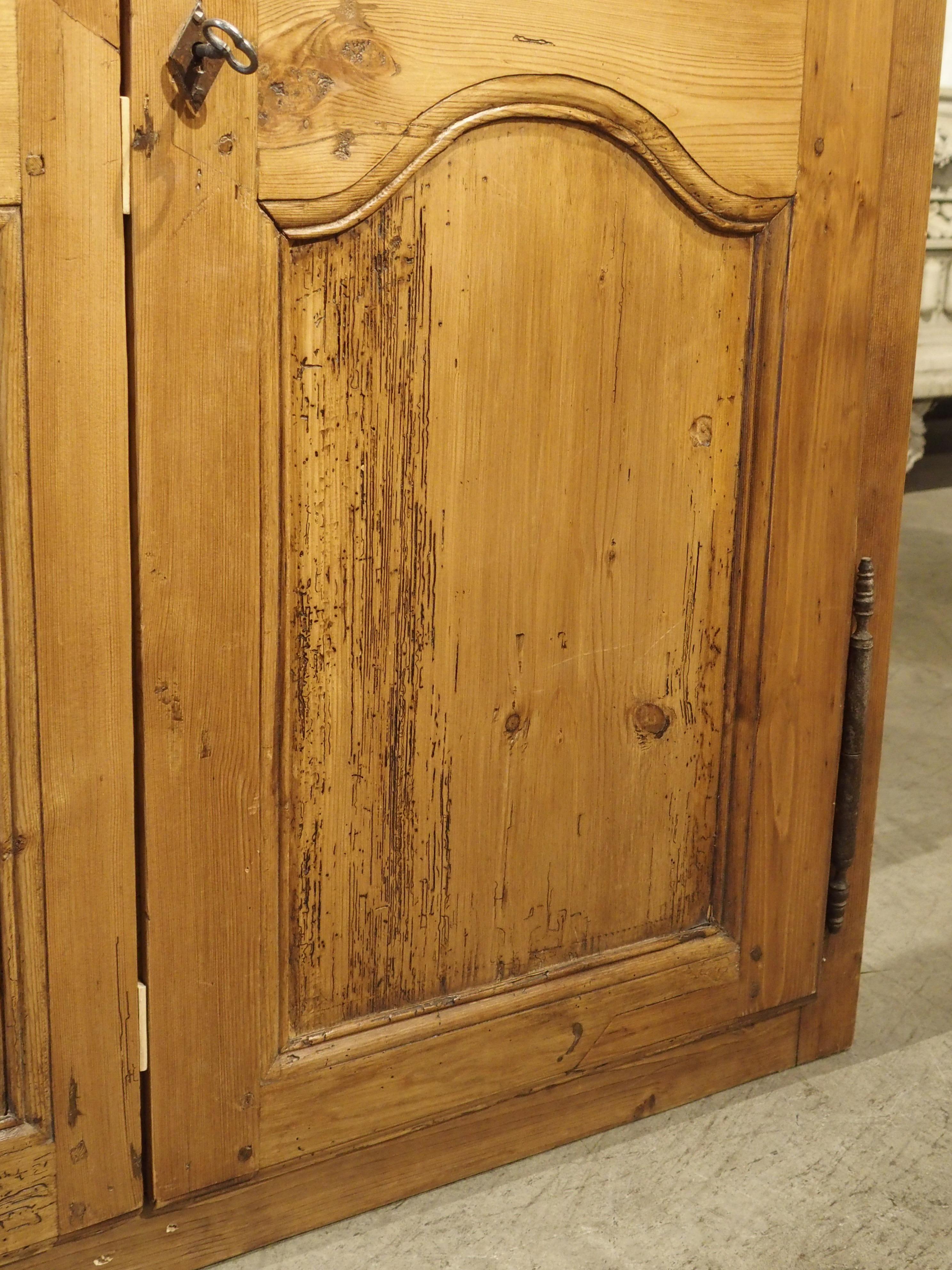 Pair of Antique French Pine Cabinet Doors, 19th Century 3