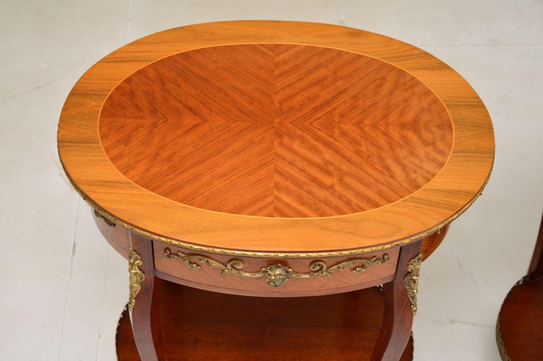 Pair of Antique French Side Tables For Sale at 1stDibs